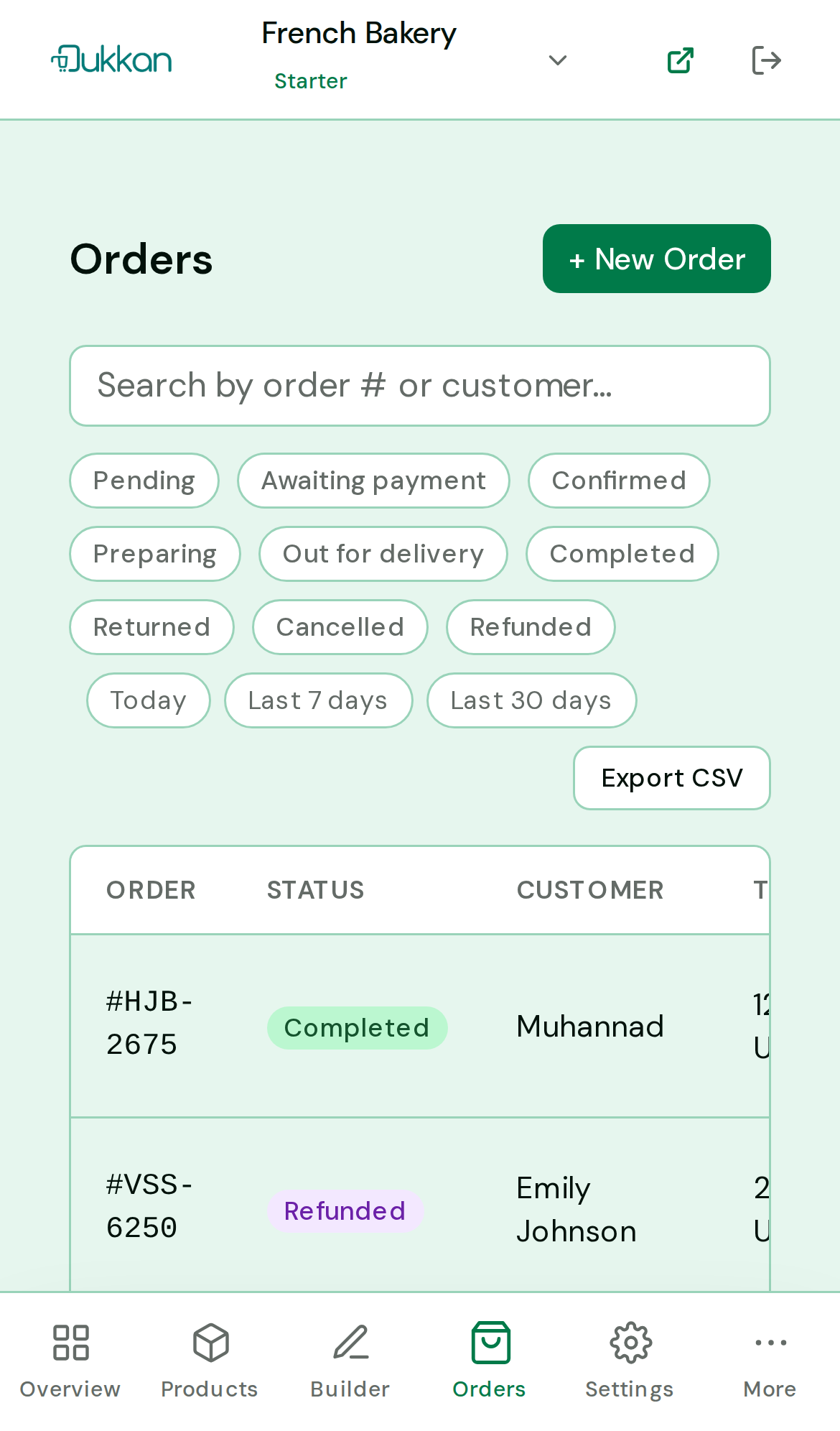 Never lose an order again